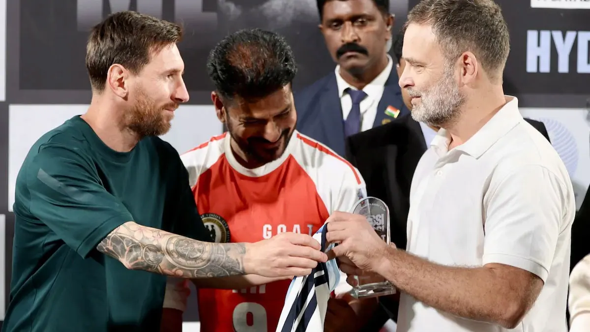 hyderabad-sees-an-unusual-match-as-messi-kicks-off-with-cm-revanth-reddy