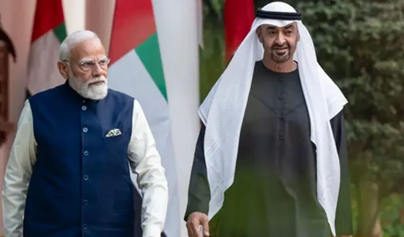 UAE President MBZ brief visit