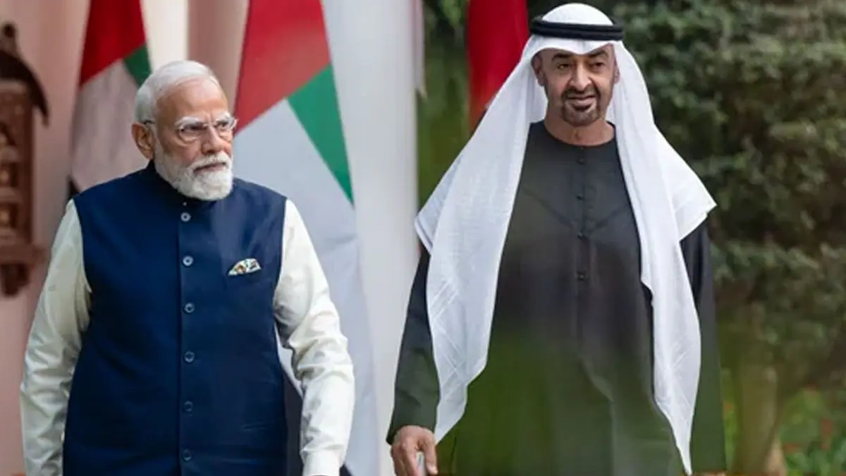 UAE President MBZ brief visit