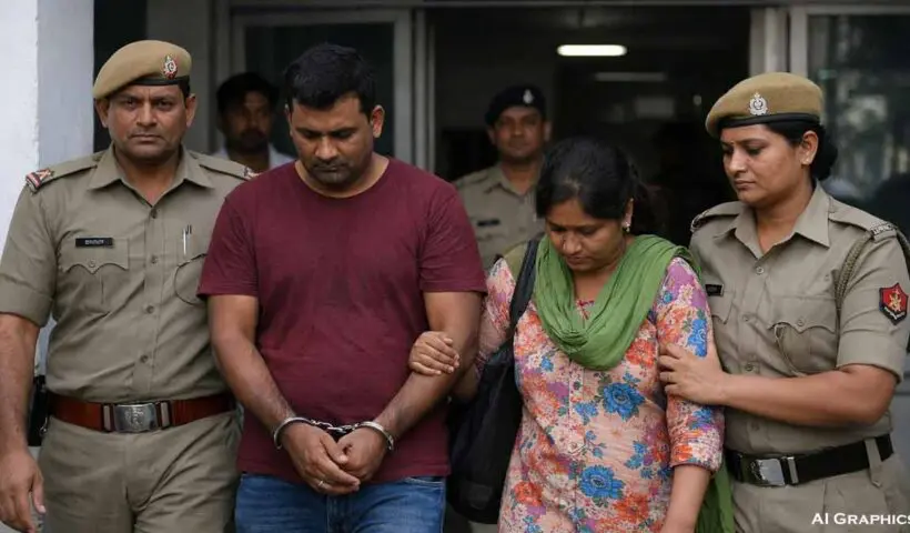 noida-minor-maid-torture-crpf-jawan-wife-arrested AI Picture
