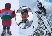 সংবিধান সঙ্গে নিয়ে এলব্রুস শৃঙ্গে ভারতীয় বালক This eight year old indian boy climbs the top of mount Elbrus