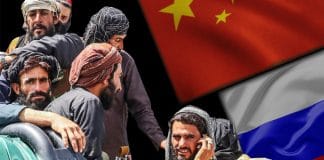 taliban militant government trying to close iran and russia