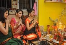 Laxmi Puja at bengali celebs place