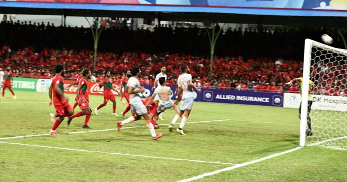 India's strong comeback against Maldives in the SAF Cup