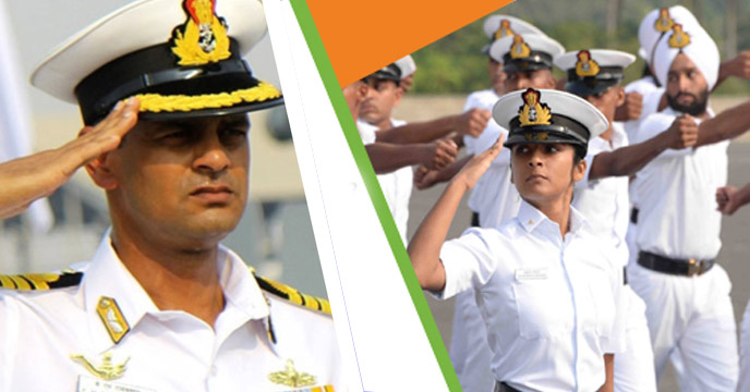 Lots of recruits in the Indian Navy