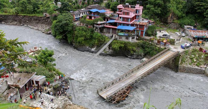 flood danger and landslides