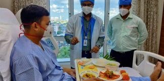 Special food for patients in Pujo