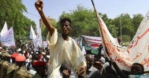 Pro military rule protest in sundn