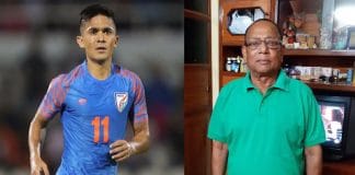 sunil chhetri and swapan dasgupta