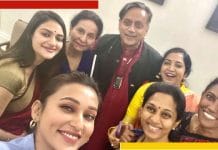 Selfie with Shashi Tharoor: মিমি-নুসরতের সঙ্গে সেলফি পোস্ট করে বিতর্কে শশী Selfie with Shashi Tharoor