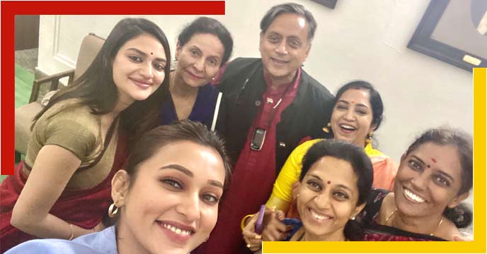 Selfie with Shashi Tharoor