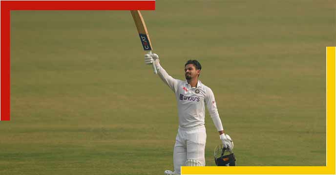 Shreyasi scored hundreds in his debut Test