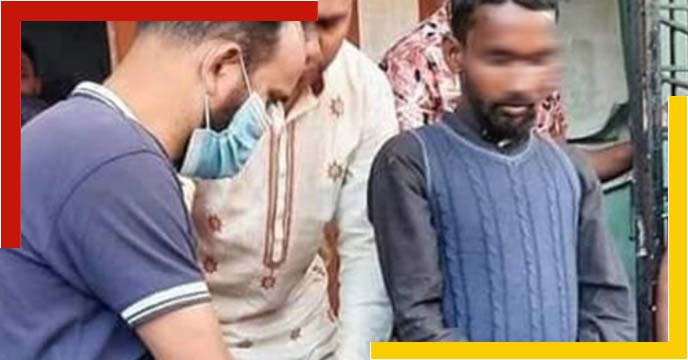 suspected man arrested with Holly quran near durga temple at habiganj sylhet
