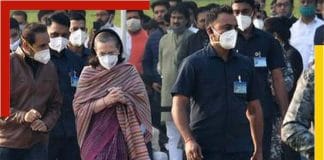 No first-line Union Minister was seen in Parliament on Nehru's birthday