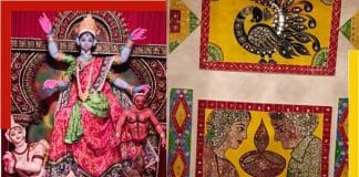 theme of Kali Pujo in Howrah is Gujarat