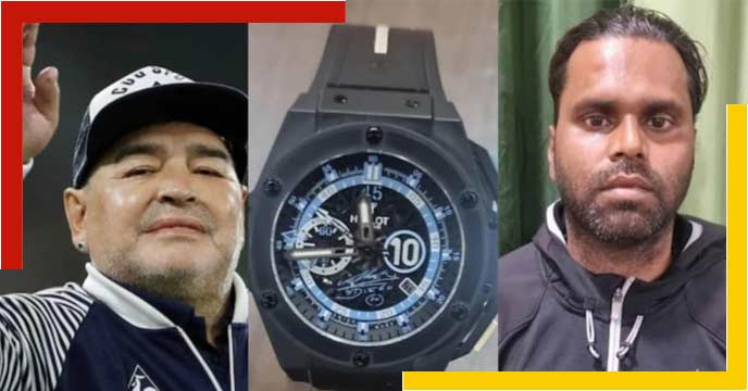 Maradona's stolen watch is recovered in Assam