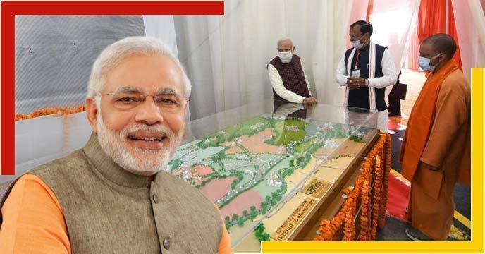 PM Modi lays foundation stone of Ganga Expressway