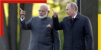 Putin meeting with Modi
