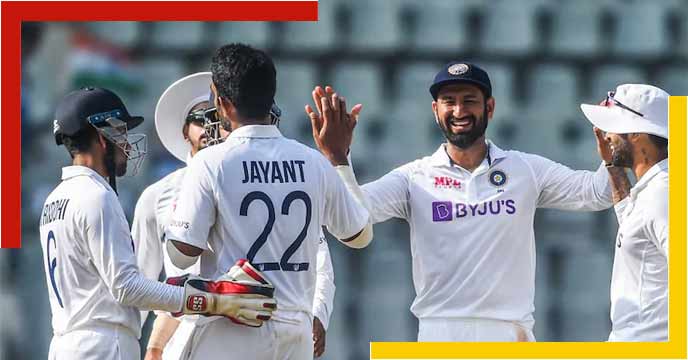 India wins Mumbai Test against New Zealand