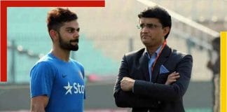 sourav ganguly and virat kohli