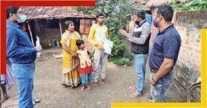 teachers are visiting the houses of the students