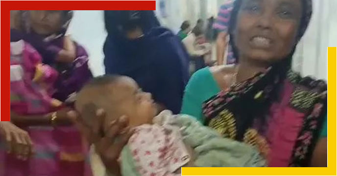 17 children Critical after they were pushed with Tripura State Govt supplied injectionlin