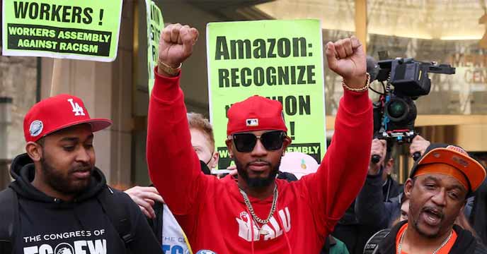 Amazon workers just voted to join a union