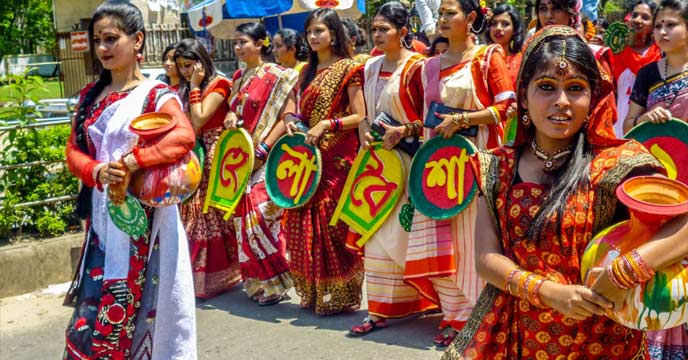 Bengal new year celebration in bangladesh