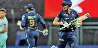 Gujarat won the match by 6 wickets