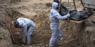 Mass grave near Kiev