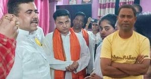 Suvendu Adhikari met Tapan Kandu's family