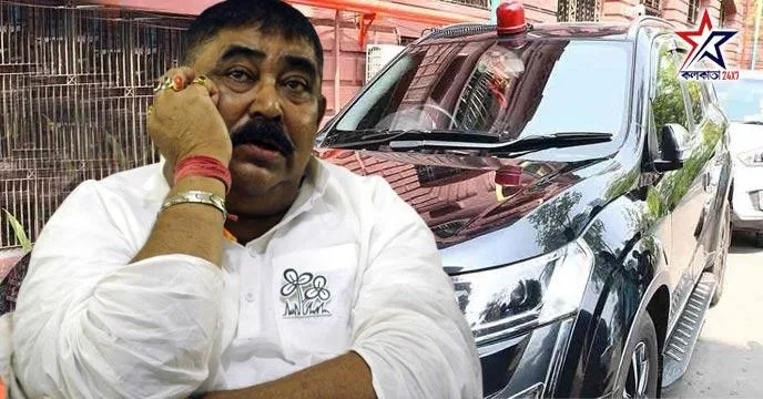 birbhum tmc leader using VIP car with red light