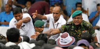 There is a strong possibility of a military coup in Sri Lanka