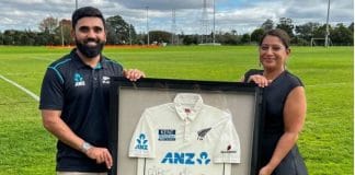 Ajaz Patel auctioned off his favorite jersey for the development of the hospital