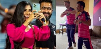 Dhanshree danced Yuzbendra Chahal and Jose Butler