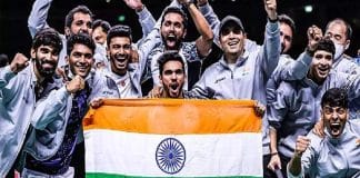Indian men badminton team scripted history