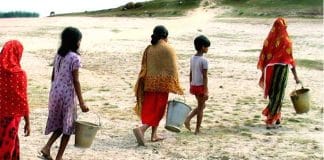 Intense water crisis