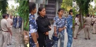 Police raid the Nandigram office of state opposition leader Suvendu Adhikari