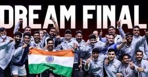 India made history by reaching the final of the Thomas Cup for the first time