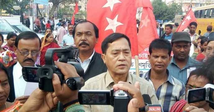 cpim state secretary jitendra Chowdhury
