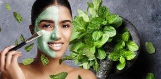 goodbye to pigmentation and blemishes with this pudina or mint toner