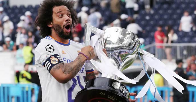 Marcelo becomes most decorated real madrid