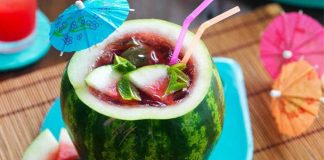 Make delicious watermelon crush at home
