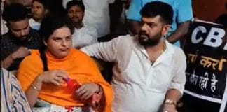 BJP in dharna at CBI office