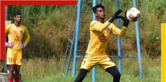 Bengali goalkeeper Sankar Roy