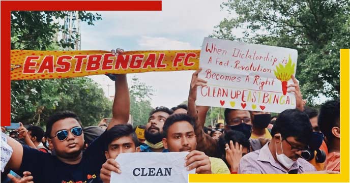 East Bengal Club, East Bengal, fanbase ,letter,emami