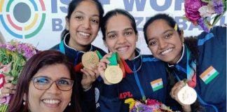 Indian Women’s team won gold in ISSF World Cup 2022 10m Air Rifle Division