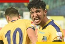 Kerala Blasters midfielder Sahal Abdul Samad