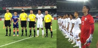 National anthem delay at India vs Cambodia match