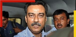 Debabrata Sarkar, East Bengal Club official, speaking to the media